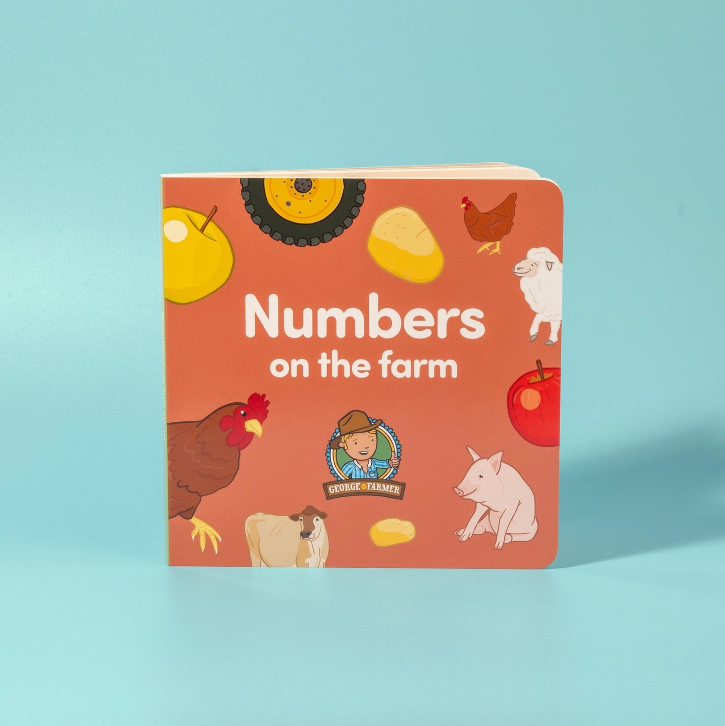 George the Farmer - Numbers on the Farm Board Book