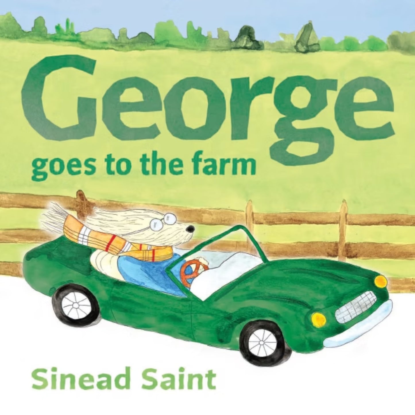 George Goes To The Farm Hardcover Book