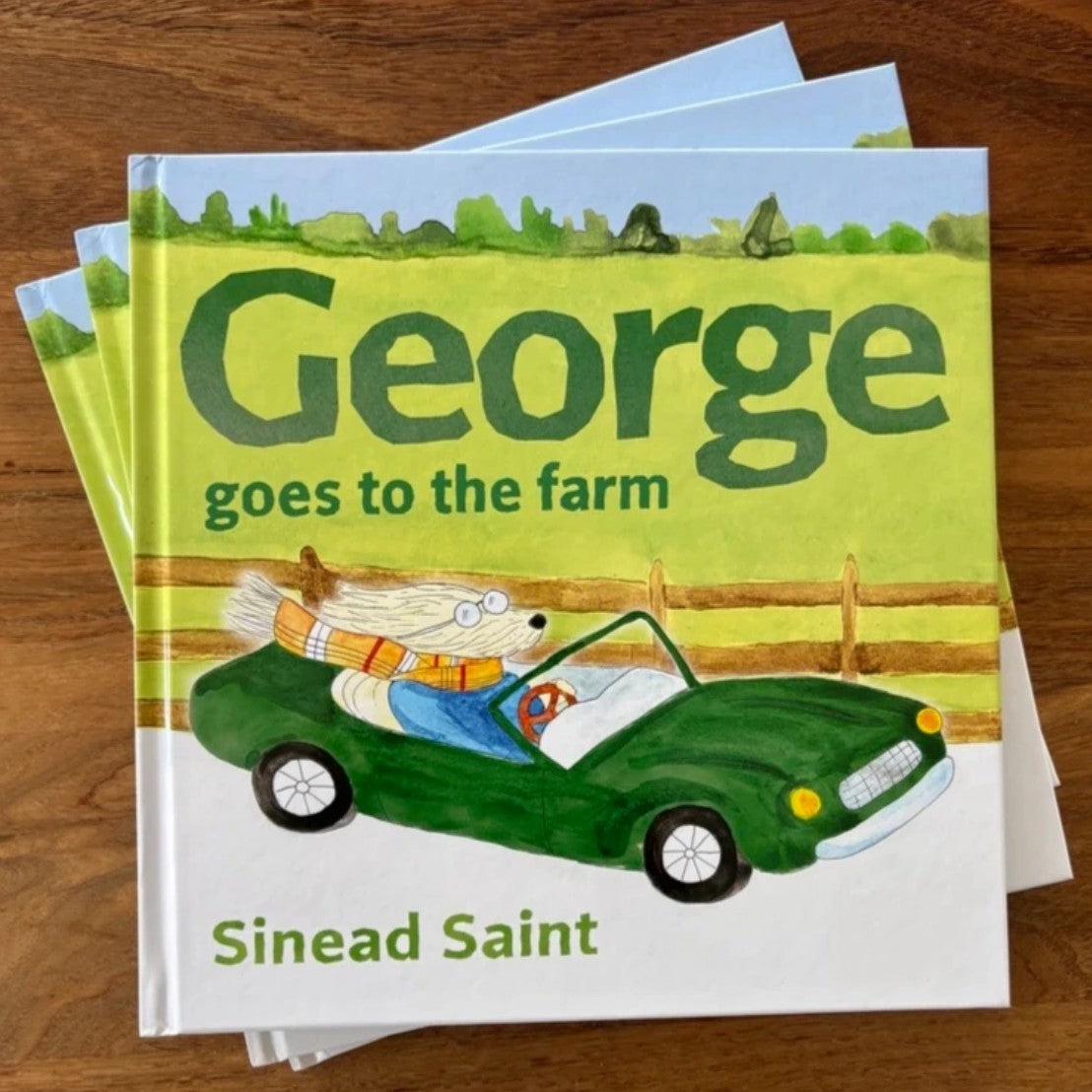 George Goes To The Farm Hardcover Book