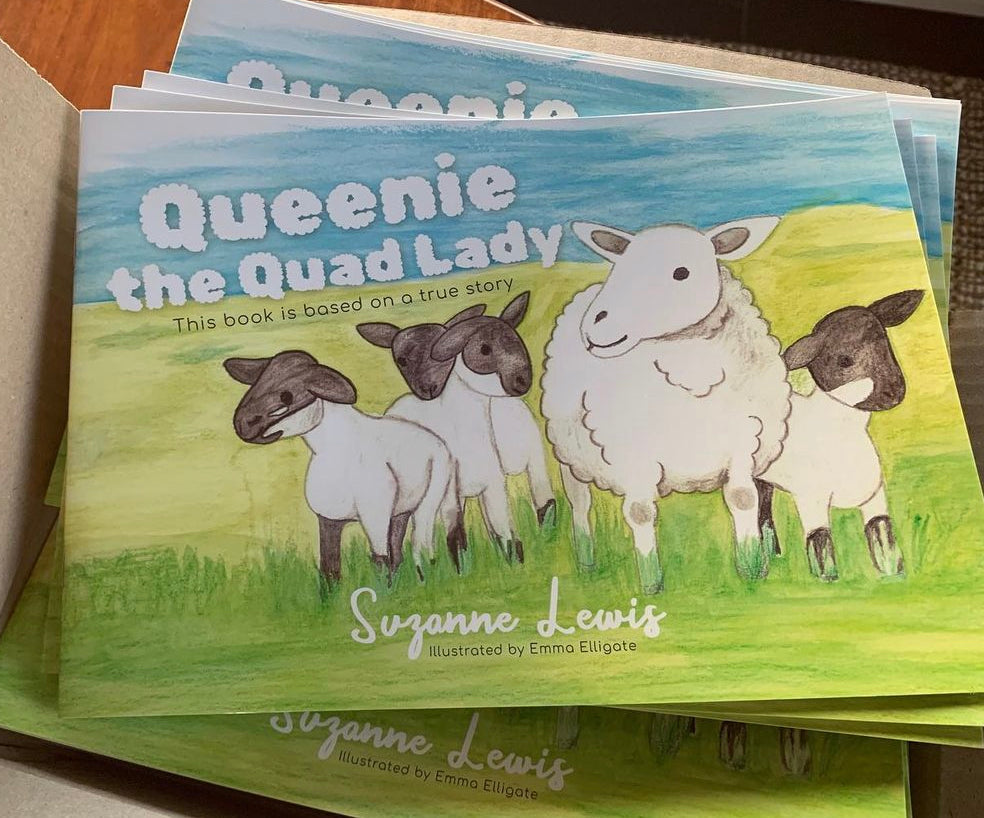 Queenie the Quad Lady book