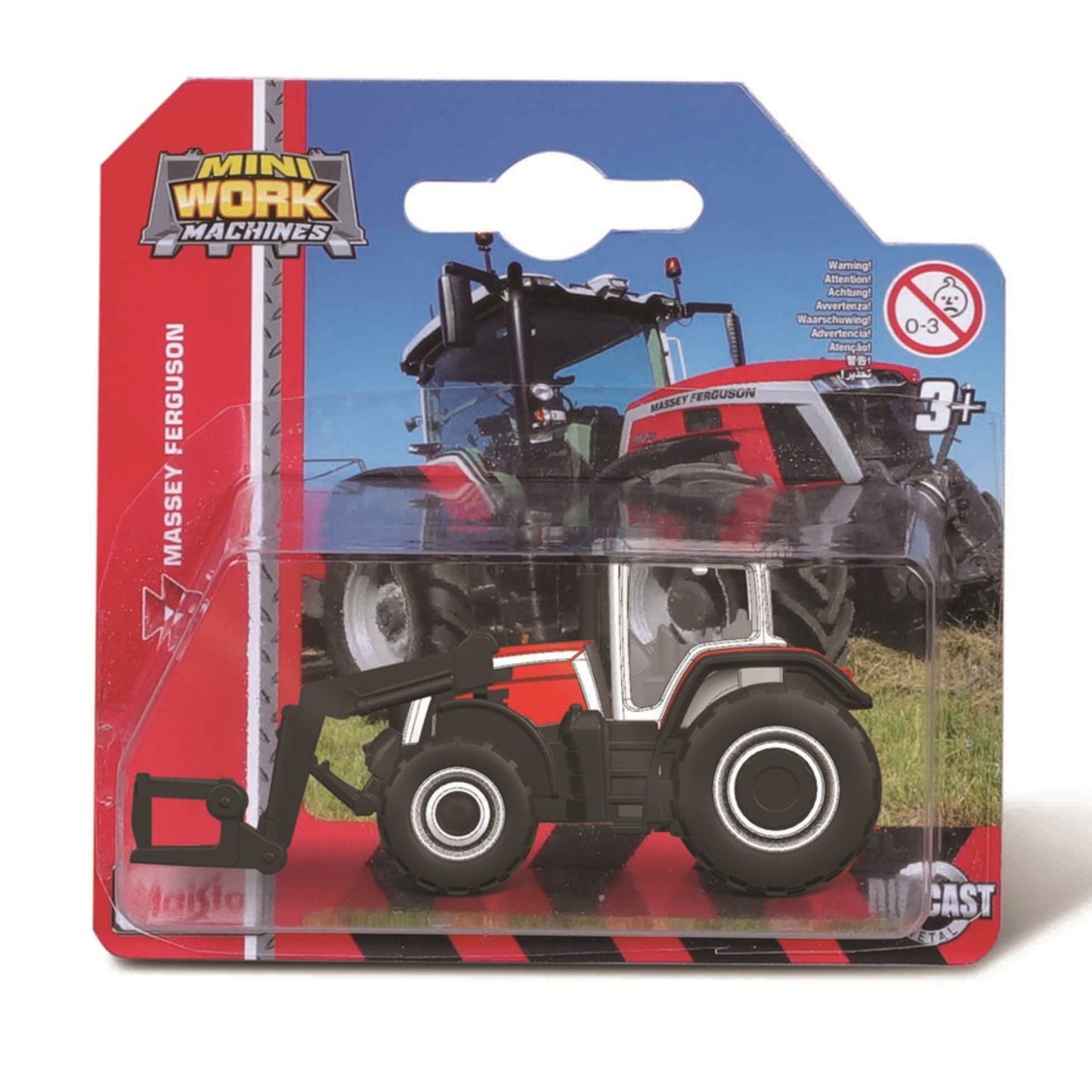Farm Tractor with Front Loader Mini 9.5cm