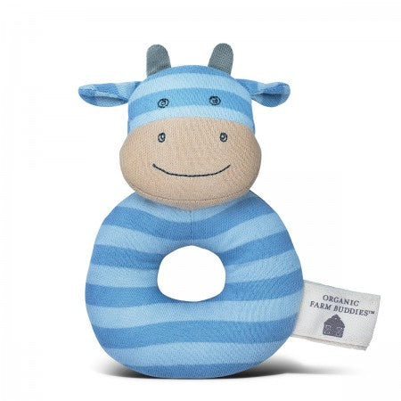 Mr Moo Teething Rattle