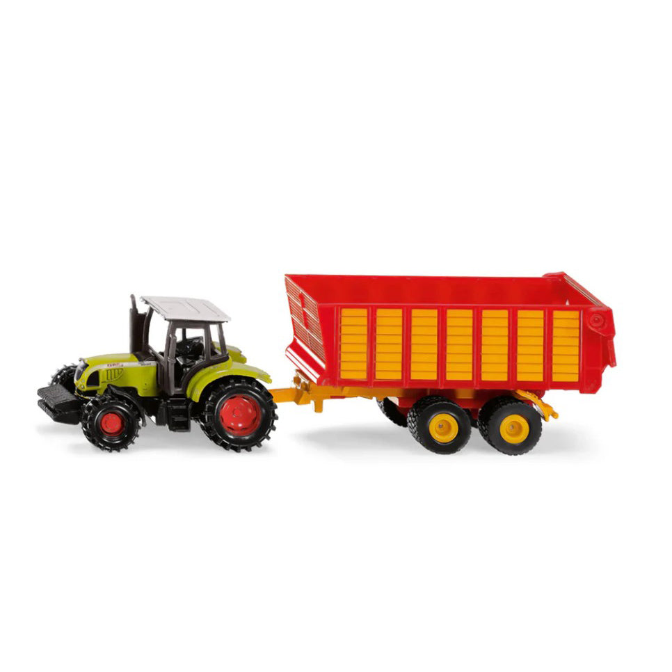 Siku - Claas Tractor with Silage Trailer 1:87 scale