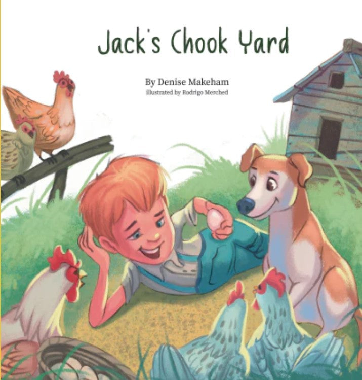 Jack's Chook Yard hardcover book