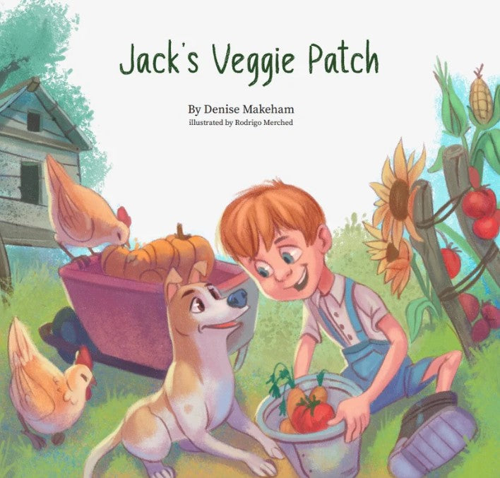 Jack's Veggie Patch hardcover book