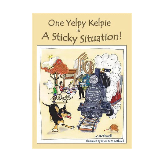 One Yelpy Kelpie book in A Sticky Situation book