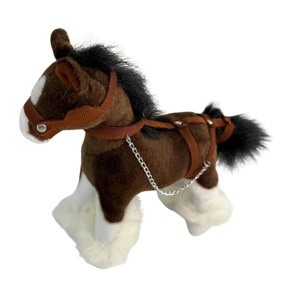 Clyde - Clydesdale Horse Plush Toy - 20cm