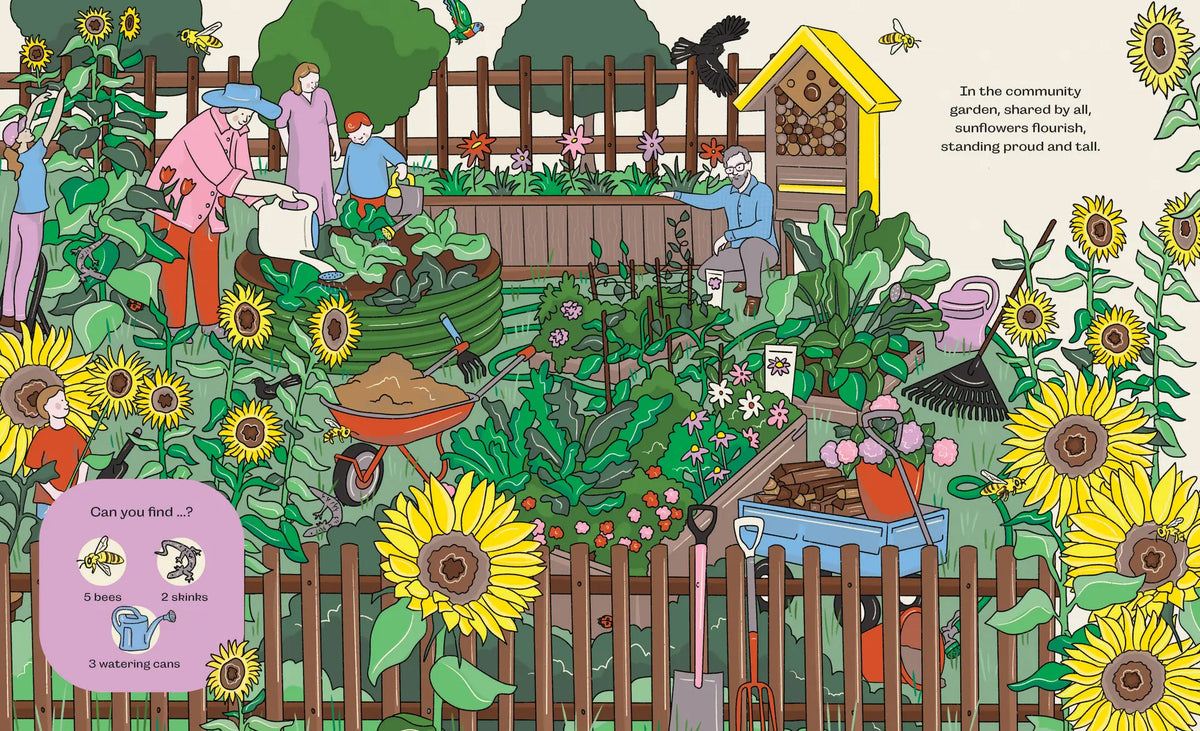 Birds, Blooms & Bugs Hardcover Book