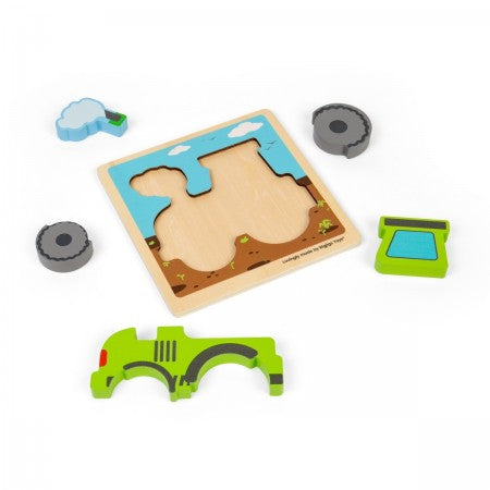 Chunky Lift Out Puzzle - Tractor