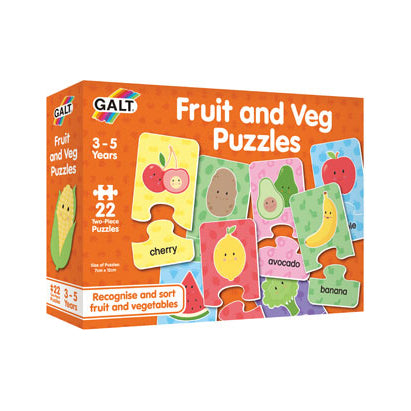 Galt - Fruit and Veg Puzzles - 2pcs