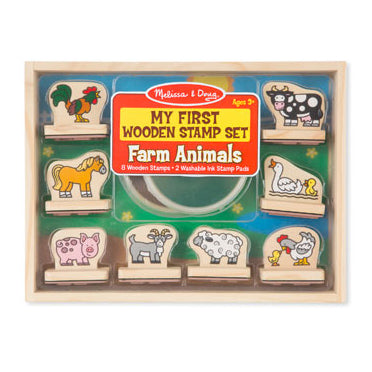 M&D - My First Wooden Stamp Set - Animals