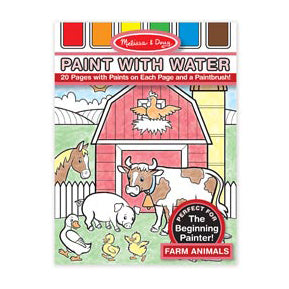 M&D - Paint with Water - Farm Animals