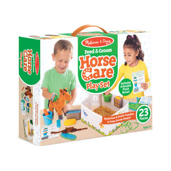 M&D - Feed & Groom Horse Care Play Set
