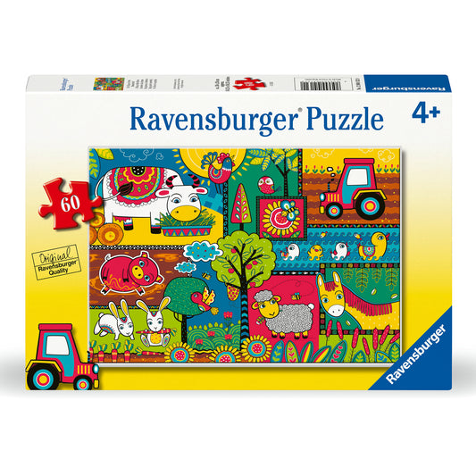 Ravensburger - A Day at the Farm Puzzle 60 Pieces