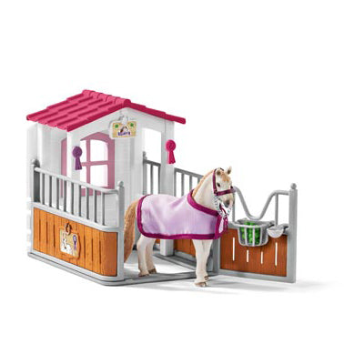 Schleich - Horse Stall with Luistano Mare