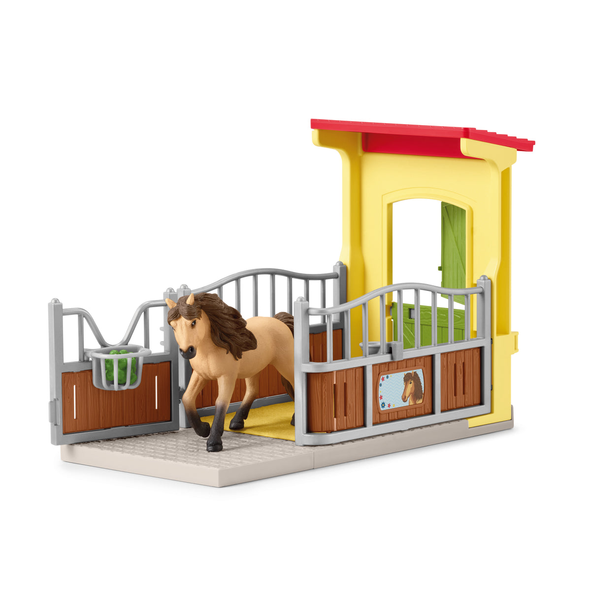 Schleich - Pony Box with Iceland Pony Stallion