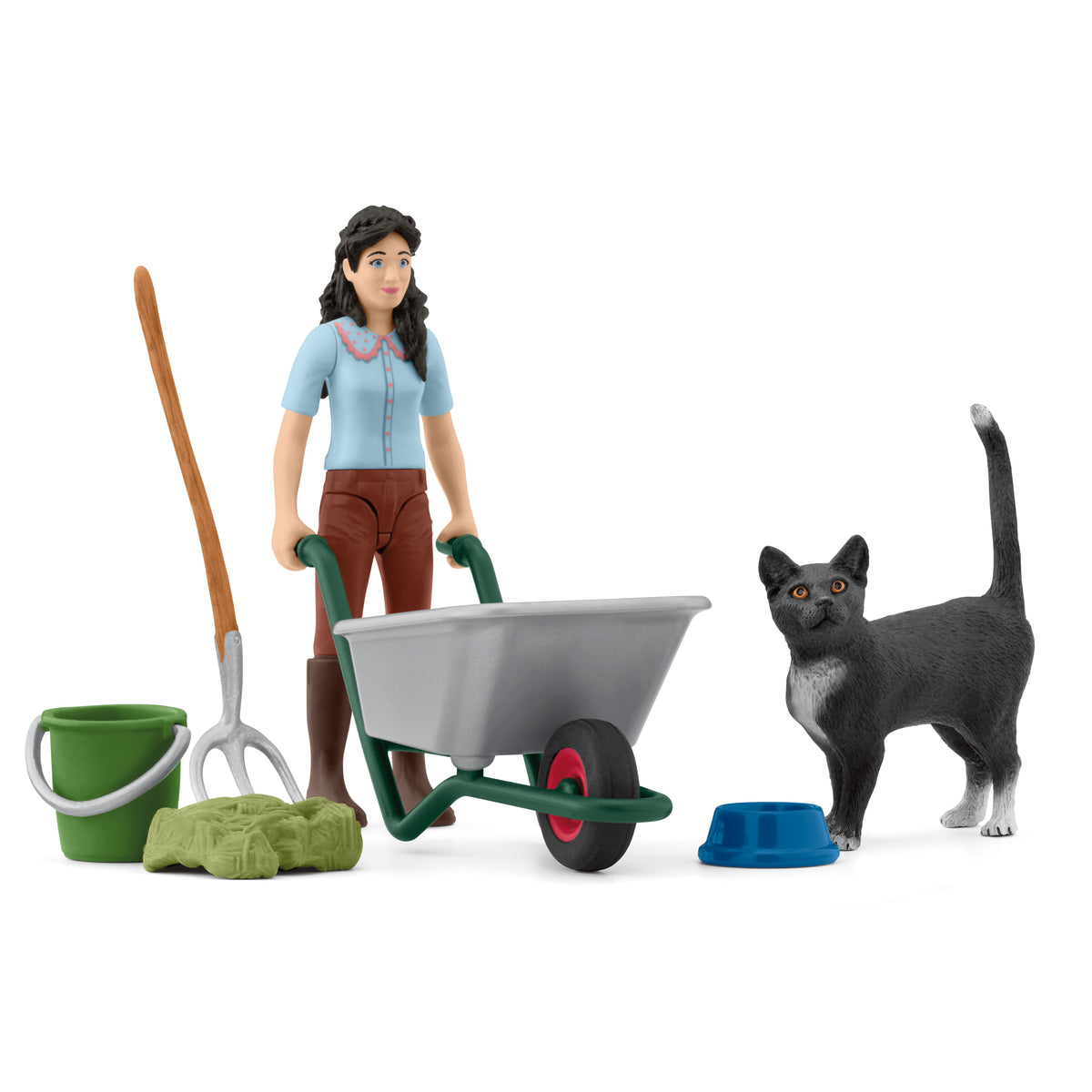Schleich - Muck-out and care set