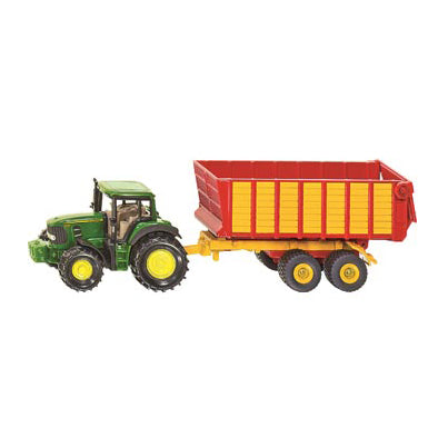 Siku - John Deere with Silage Trailer