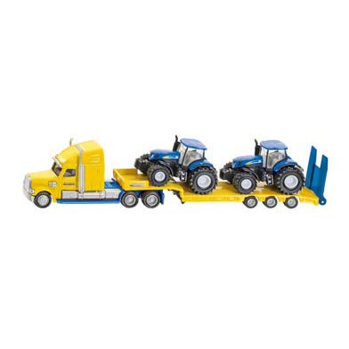 Siku - New Holland Truck with 2 New Holland Tractors - 1:87 Scale