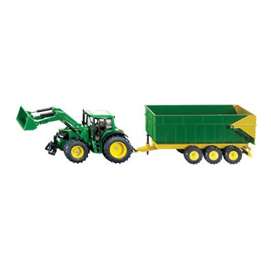 Siku - John Deere & Front Loader Trailer - 1:87 Scale