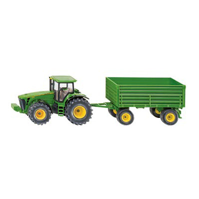 Siku - John Deere Tractor with Trailer - 1:50 Scale