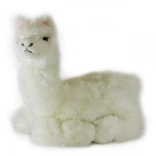 Alfredo – White Alpaca Size 25cm/9.8″