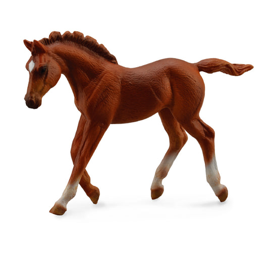 COLLECTA THOROUGHBRED FOAL WALK - CHESTNUT