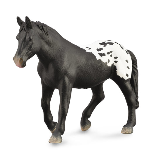 CollectA SUGARBUSH DRAFT MARE - BLK BLKT W SPOTS (XL)