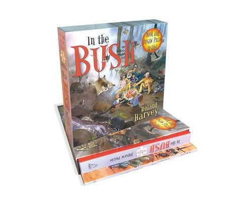 IN THE BUSH BOOK AND JIGSAW PUZZLE