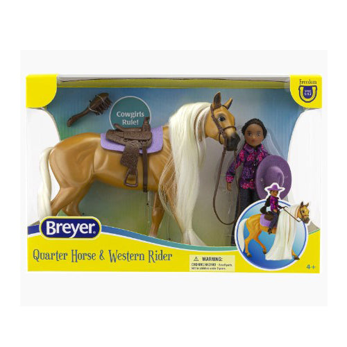 Breyer Freedom Charm Quarter Horse & Western Rider Gabi