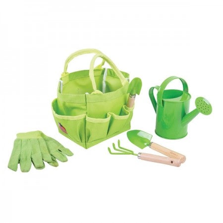 Bigjigs Toys Small Tote Bag with Garden Tools