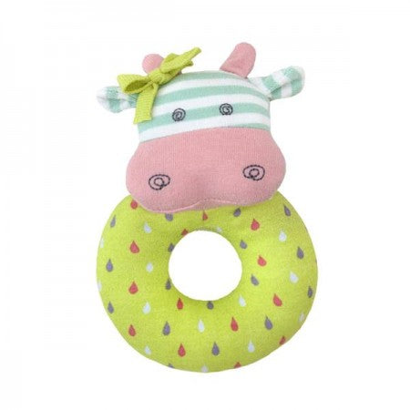 Belle The Cow Organic Rattle
